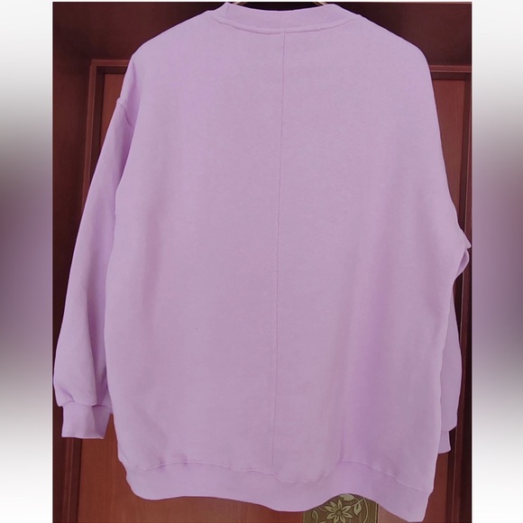 L 2025 Disneyland Resort Tigger Embroidered Winnie Sweatshirt Pullover Purple - Picture 2 of 4